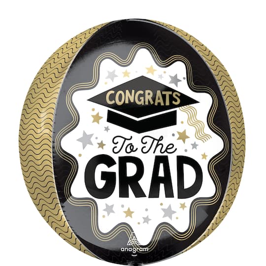 Orbz® 16" Wave Success Grad Foil Balloon